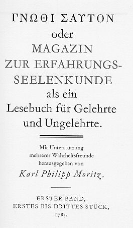 Moritz Magazin Titelblatt